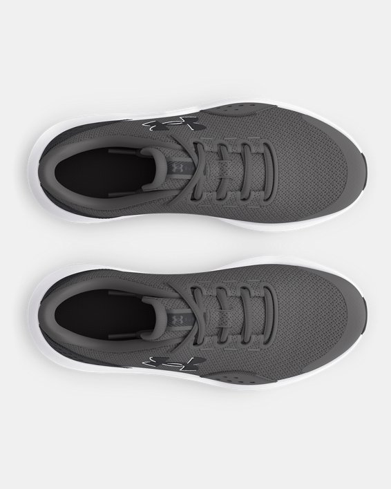 Boys' Grade School UA Surge 4 Running Shoes, Gray, pdpMainDesktop image number 2